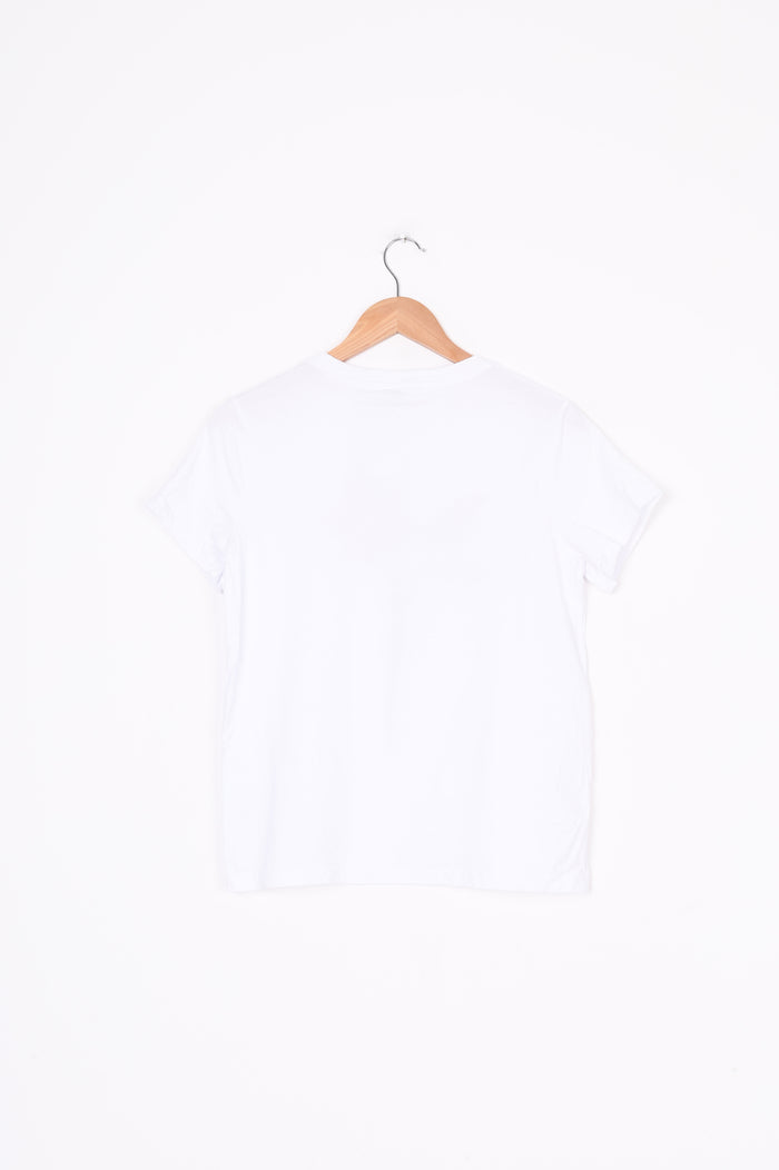Kate Sylvester Womens White T-shirt Size 8