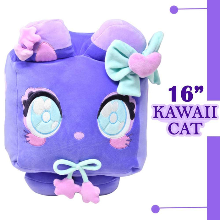 Kawaii - Big Games Purple 16" Cat Plush