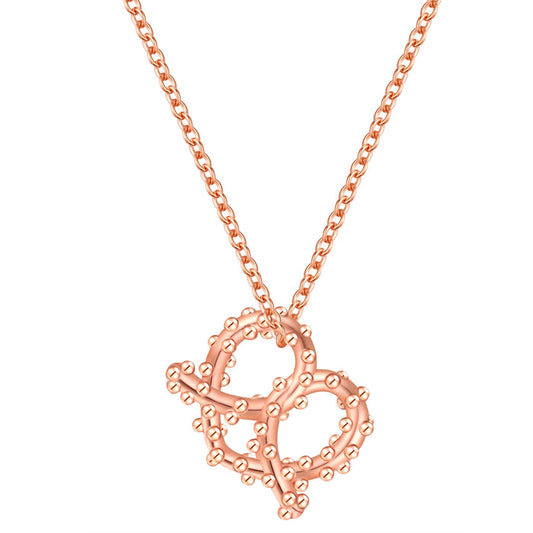 Kette mit Anhänger Herz Brez'n roségold