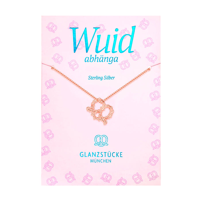 Kette mit Anhänger Herz Brez'n roségold