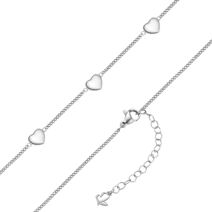 Kette mit Herzen
