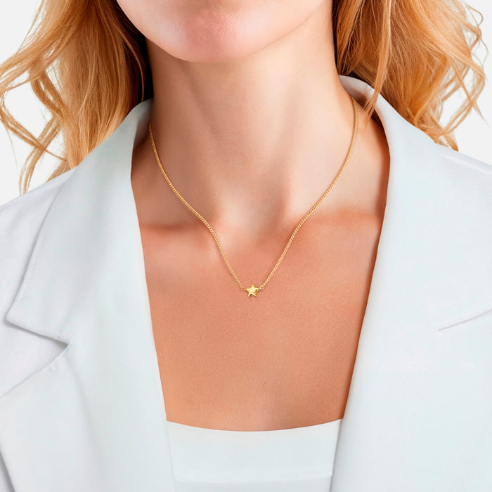Kette mit Stern-Anhänger gold