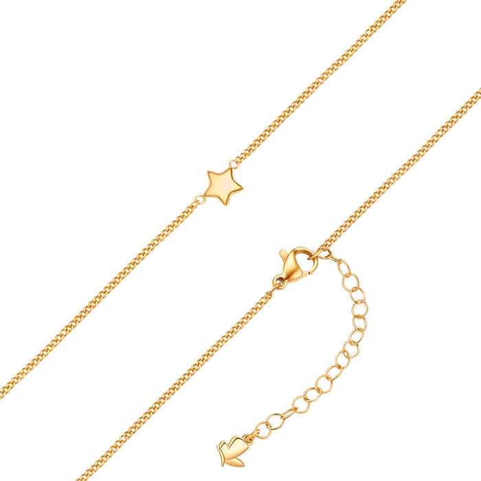 Kette mit Stern-Anhänger gold
