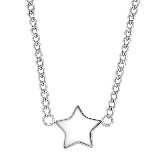 Kette mit Stern-Anhänger silber