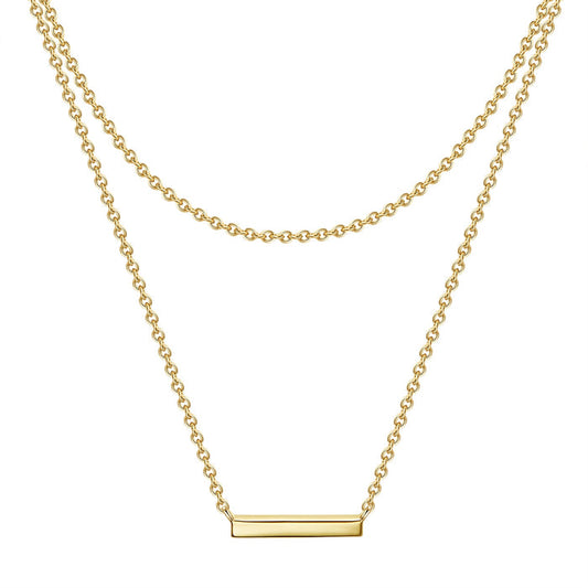 Kette zweireihig gold