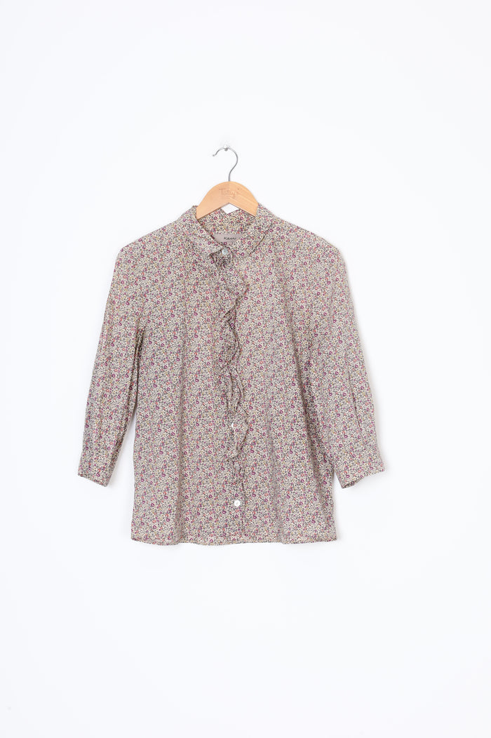 Kew Womens Beige Shirt Size M