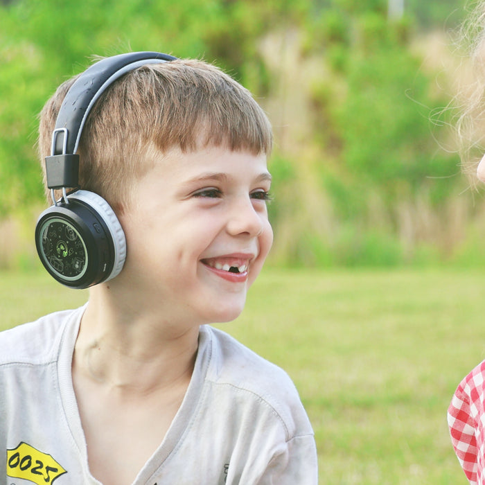 KidJamz Share Wireless Headphones for Kids with Multipoint Connectivity and LED Lights [Bluetooth]