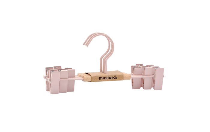 Kids Clip Hangers in Blush