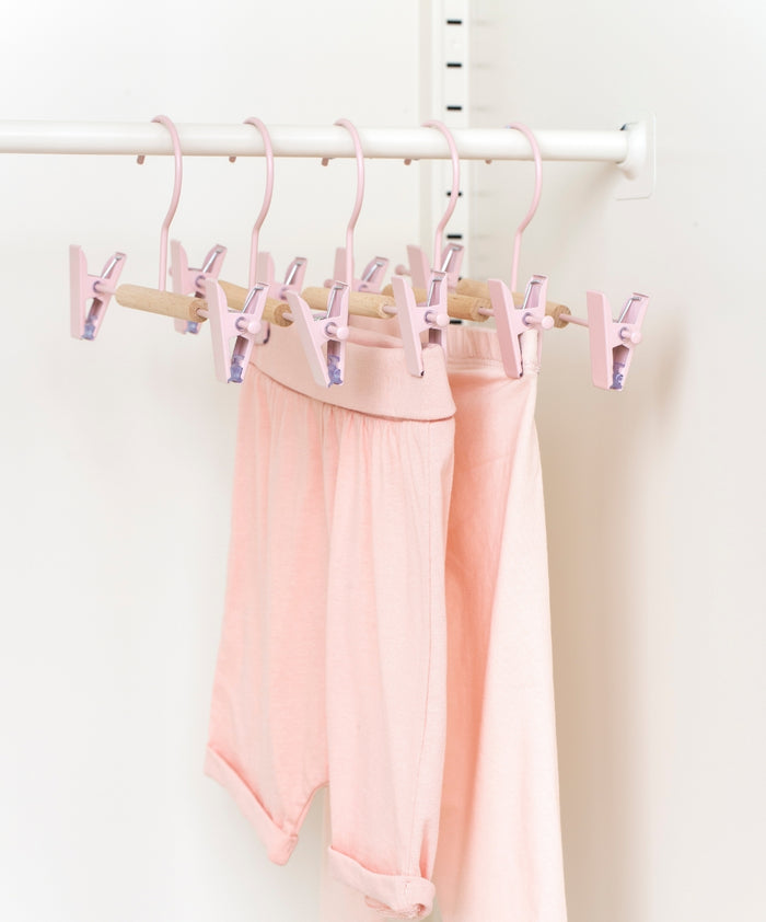 Kids Clip Hangers in Blush