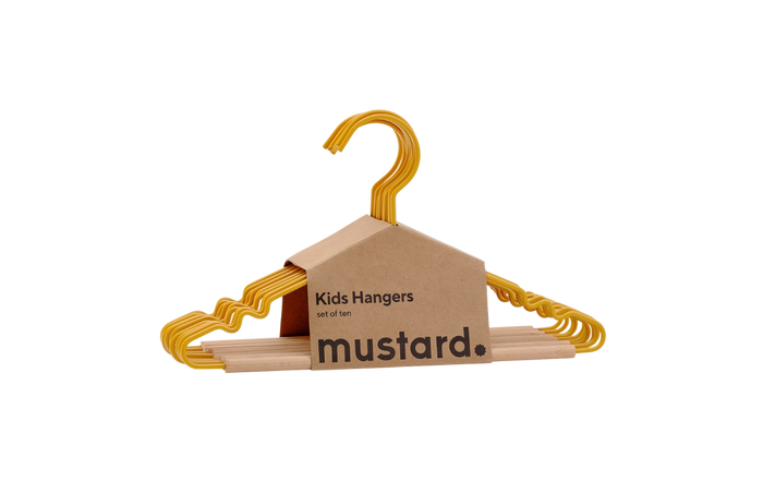 Kids Top Hangers in Mustard