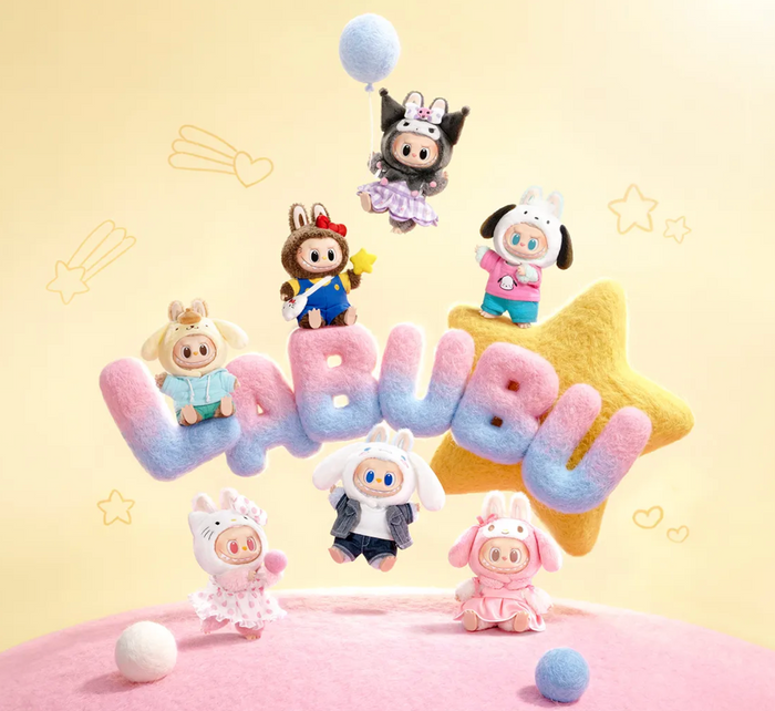 Labubu - The Monsters X Hello Kitty And Friends Series Vinyl Plush Doll Blind Box