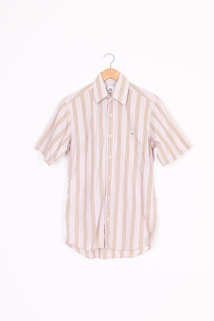 Lacoste Mens Pink Shirt Size 38