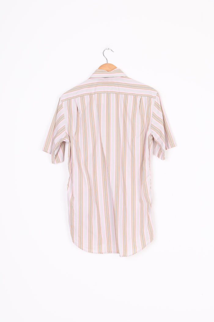 Lacoste Mens Pink Shirt Size 38
