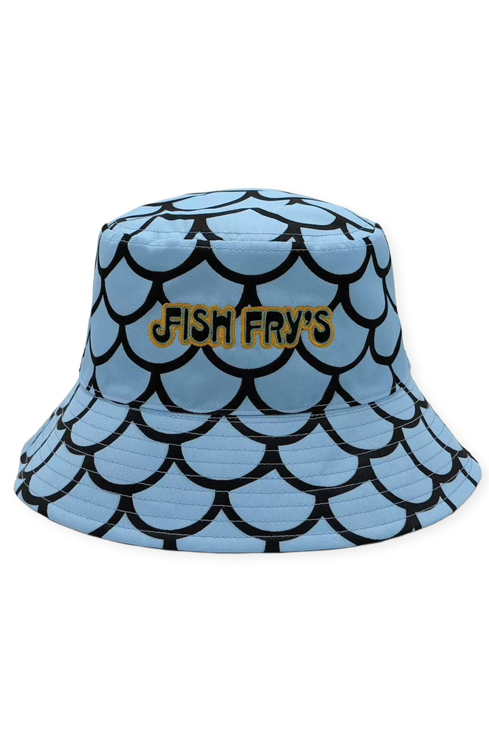 [ Lake County Fish Fry’s ] Reversible Denim Bucket - Official League