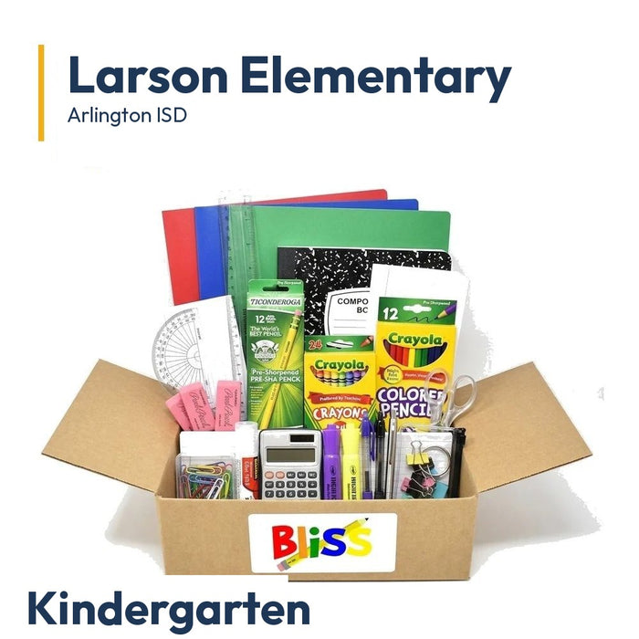 Larson Elementary Kindergarten School Supply Kit