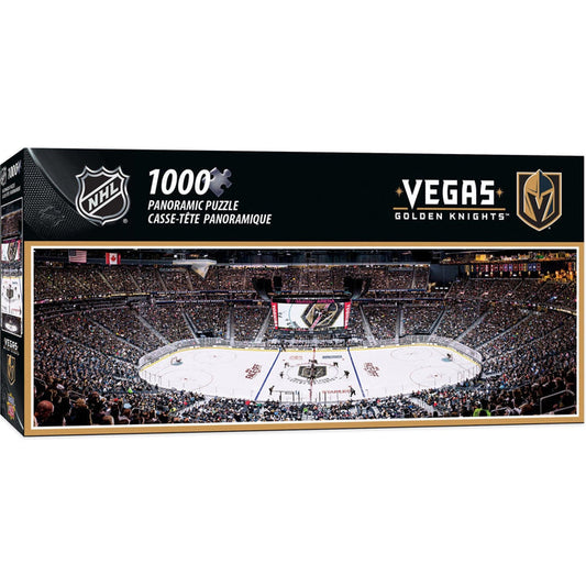 Las Vegas Golden Knights - 1000 Piece Panoramic Jigsaw Puzzle - Vegas Team Store