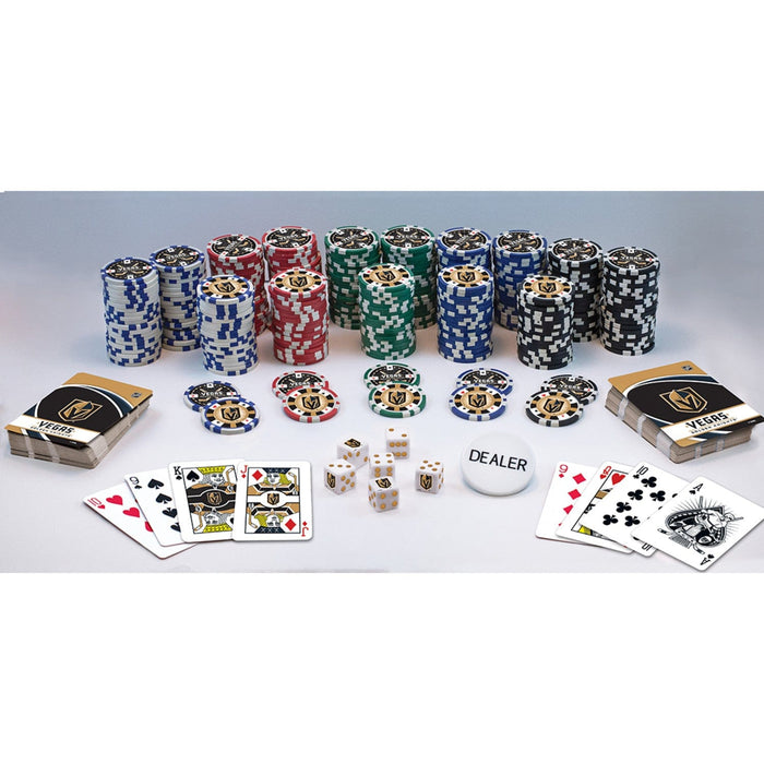 Las Vegas Golden Knights 300 Piece Poker Set - Vegas Team Store