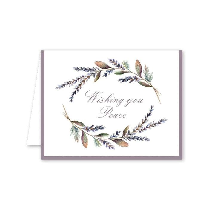 Dogwood Hill Greeting Cards Lavender Wreath Card