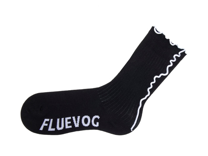 black_pink_green - Black Sock