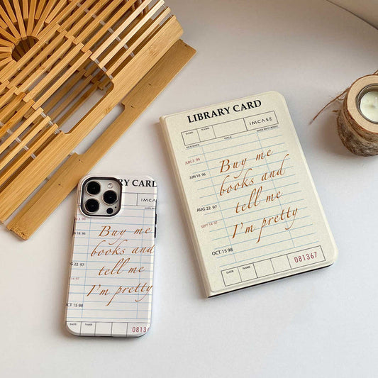 Library Card iPad Case