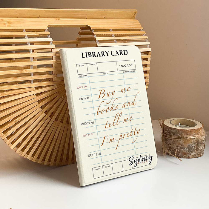 Library Card iPad Case