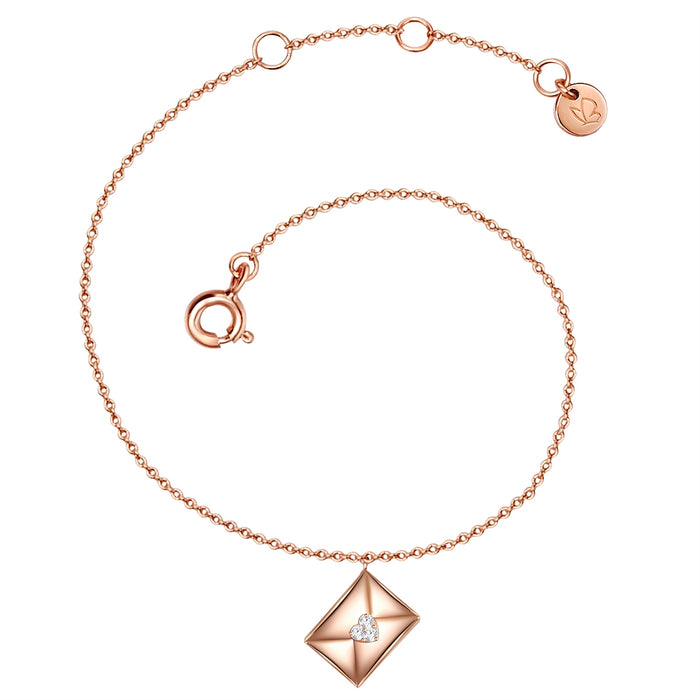 Liebes Armband roségold