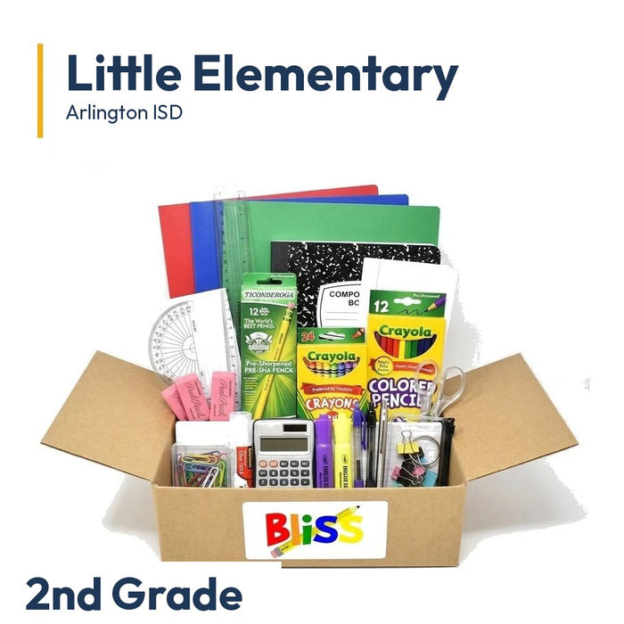 Little Elementary 2nd Grade School Supply Kit