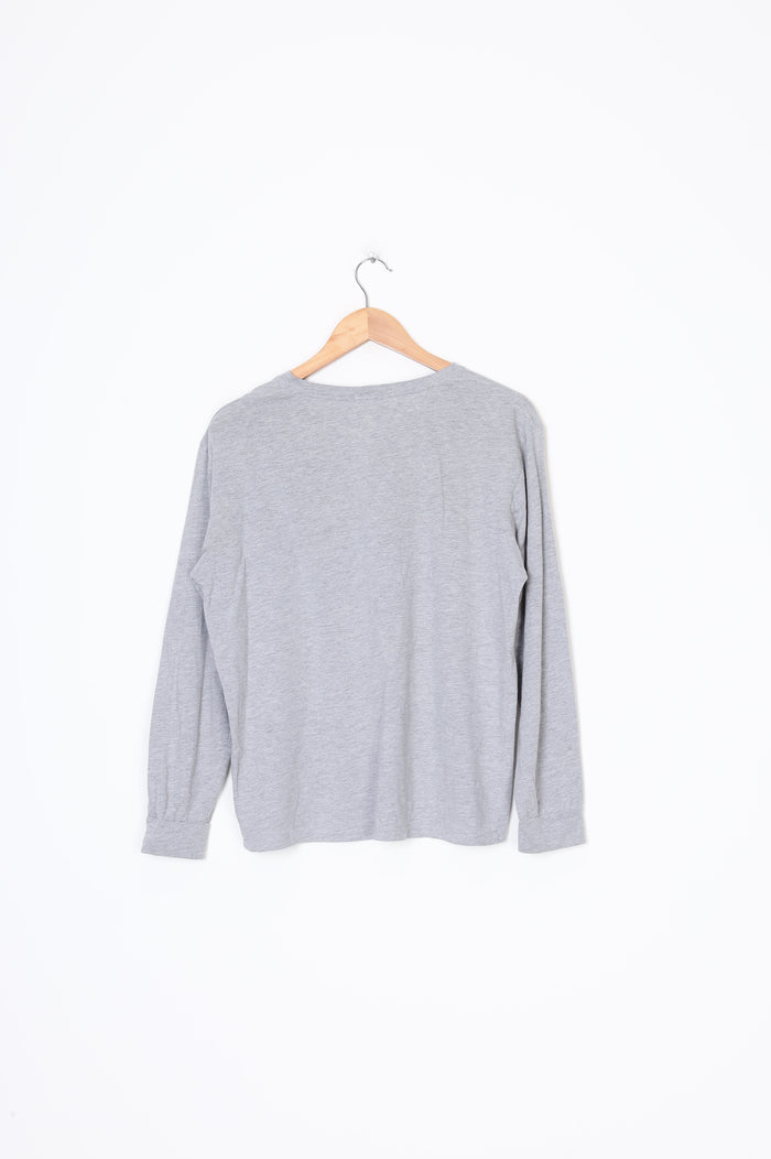 Lonely Womens Grey Shirt Size 10