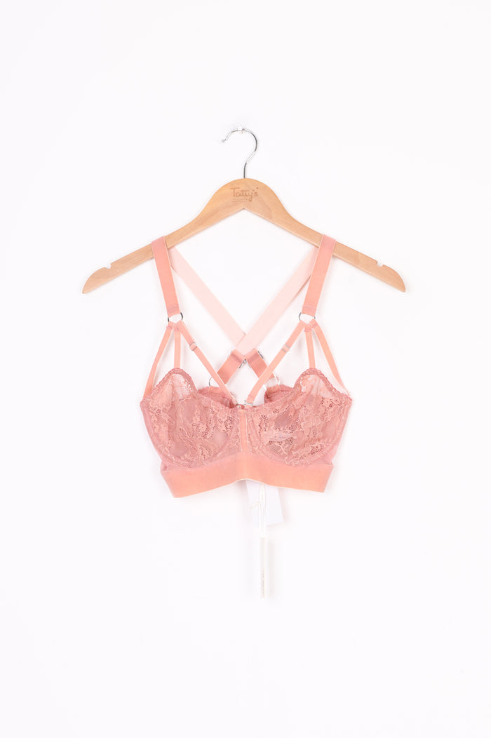 Lonely Womens Pink Top Size EU 32