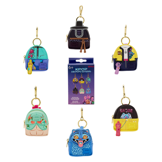 Loungefly KPop Demon Hunters - Cosplay Mystery Mini 1pc Backpack Keychain
