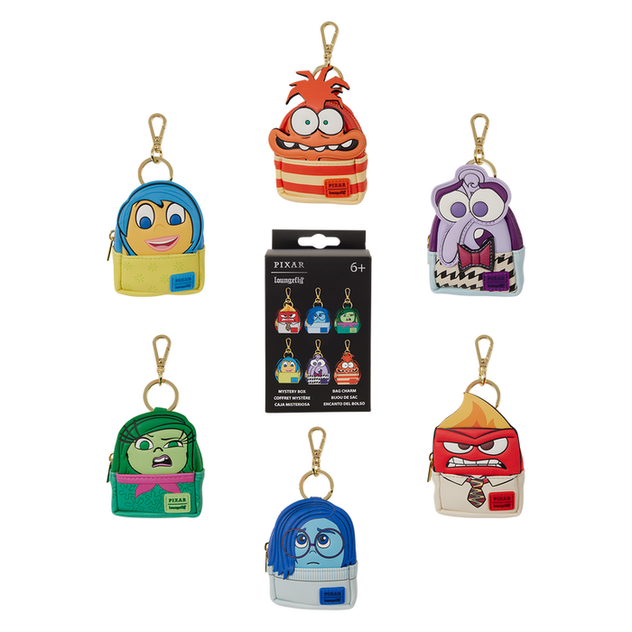 Loungefly Pixar - Inside Out 2 Cosplay 1Pc Mystery Mini Backpack Keychain Charm