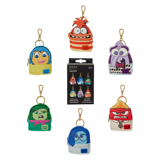 Loungefly Pixar - Inside Out 2 Cosplay 1Pc Mystery Mini Backpack Keychain Charm