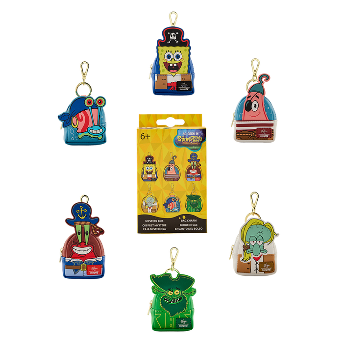 Loungefly SpongeBob SquarePants - Characters Cosplay Mystery Mini 1pc Backpack Keychain