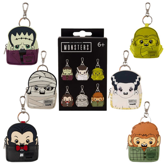 Loungefly Universal Monsters - Characters Cosplay Mystery Mini 1pc Backpack Keychain