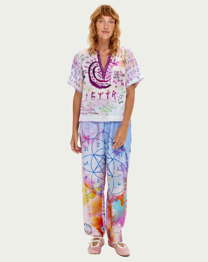 Lydia Runic Whisper Pants