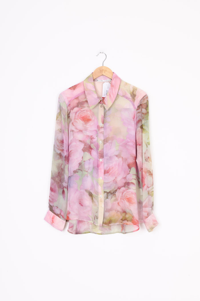 Madame Hawke Womens Pink Shirt Size 14