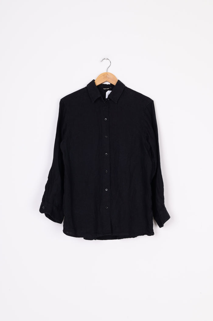 Maggie Marilyn Womens Black Shirt Size 8
