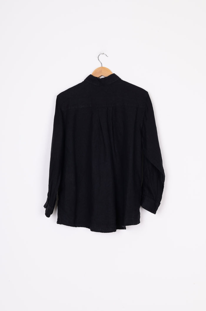 Maggie Marilyn Womens Black Shirt Size 8