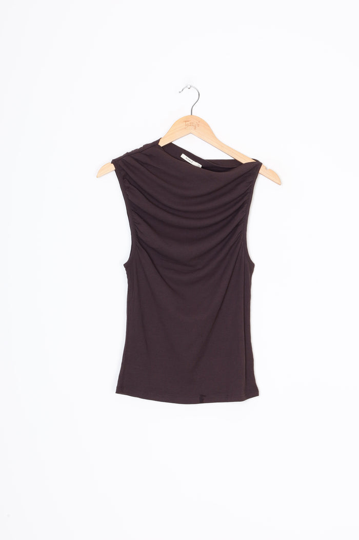 Marle Womens Brown Top Size L