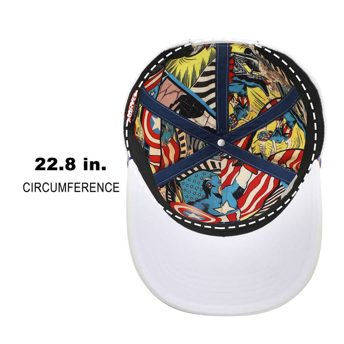 Marvel Comics - Captain America Elite Flex Curved Bill Snapback Hat