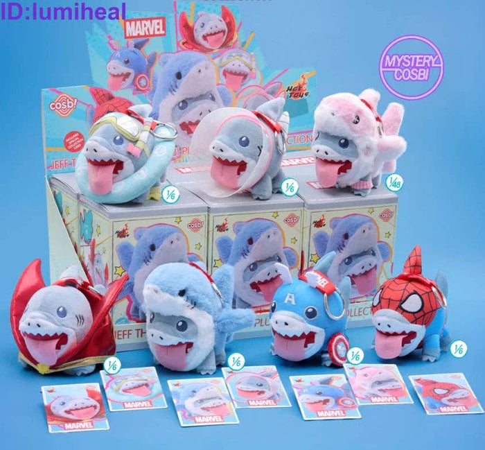 Marvel Comics Cosbi Jeff the Land Shark 1Pc Plush Keychain Blind Box