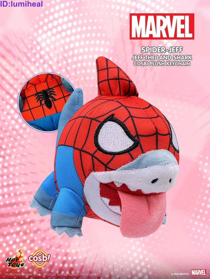Marvel Comics Cosbi Jeff the Land Shark 1Pc Plush Keychain Blind Box