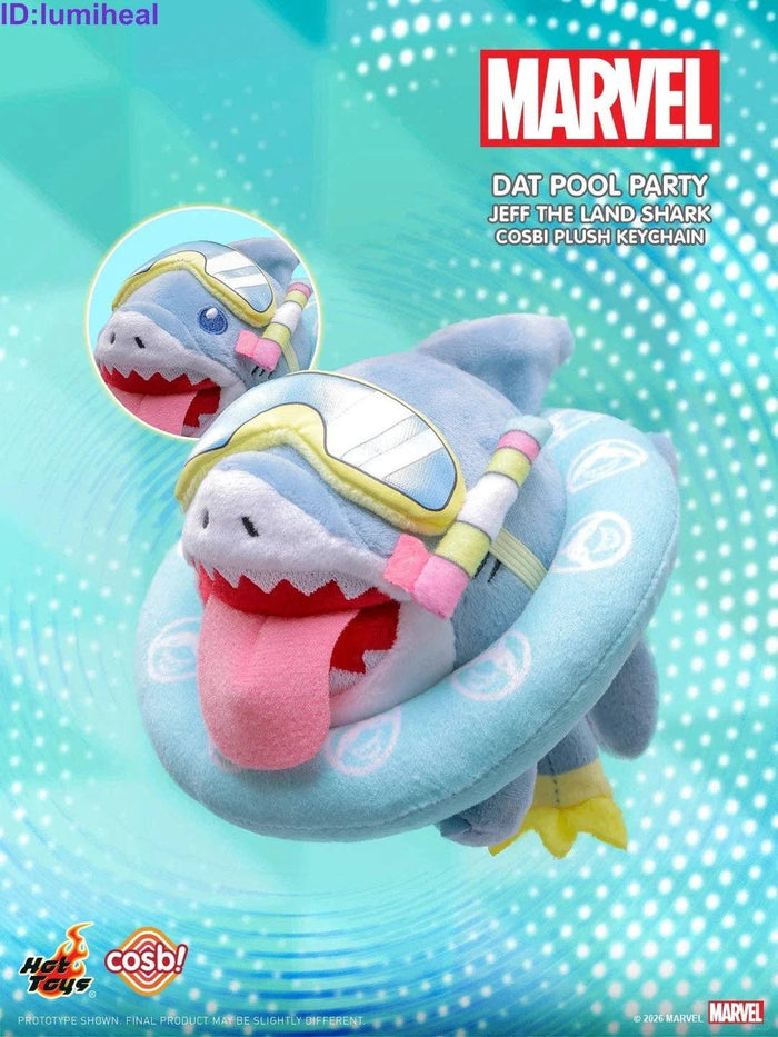 Marvel Comics Cosbi Jeff the Land Shark 1Pc Plush Keychain Blind Box