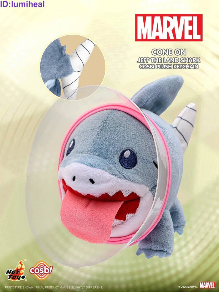 Marvel Comics Cosbi Jeff the Land Shark 1Pc Plush Keychain Blind Box