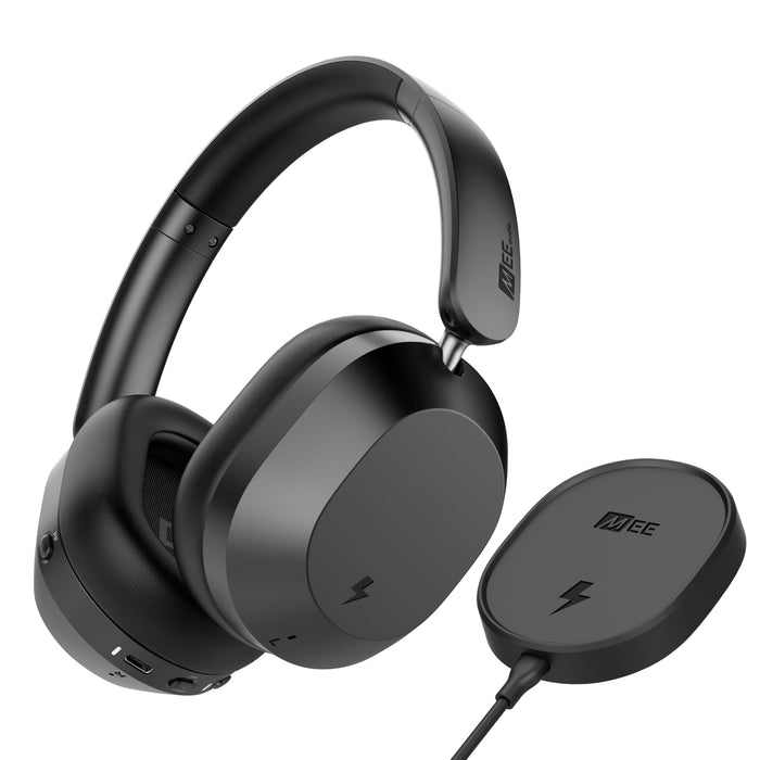 Cinema 3D headphones with matching wireless charging pad