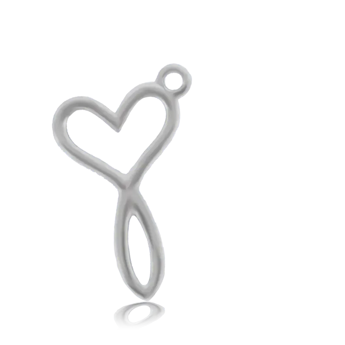 Mauve Jade Stone Bracelet with Infinity Heart Sterling Silver Charm