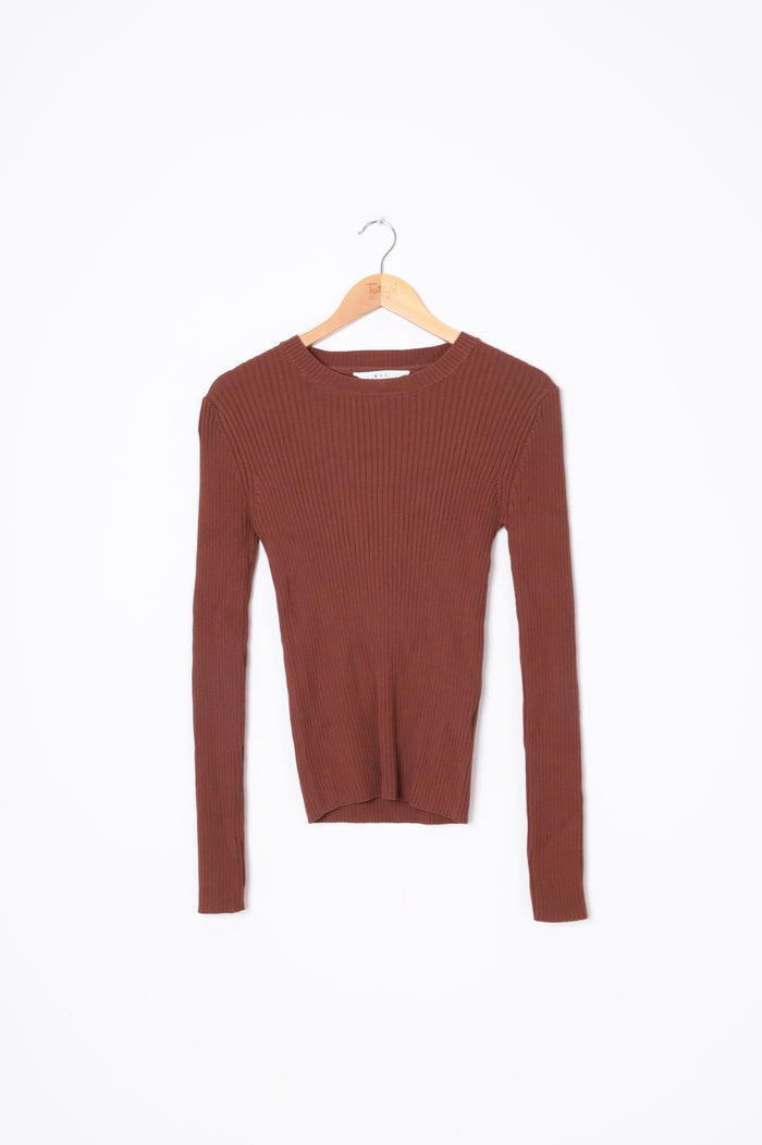 Max Womens Brown Top Size S