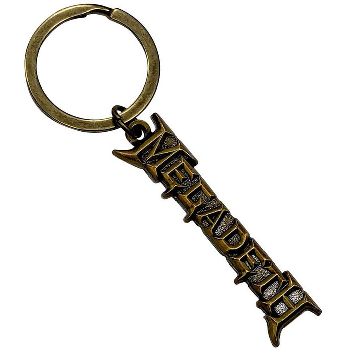 Megadeth Gold Logo v2 Keychain