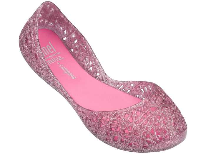 Mel Campana Zig Zag Pink Designer Ballerinas for Girls - Stylish and Trendy Ballet Flats for Young Fashionistas