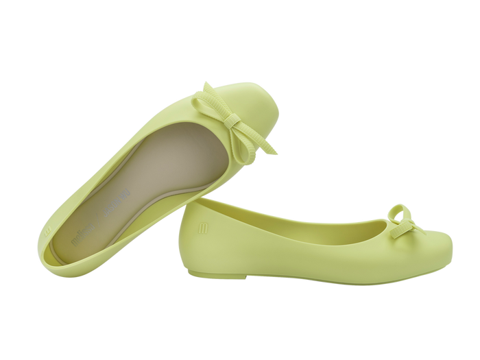Melissa Aura Jason Wu AD Flat Yellow Ballerinas for Women – Stylish and Comfortable Designer Footwear
